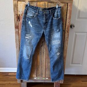 American Eagle Outfitters Men's Distressed Denim Jeans 33/30